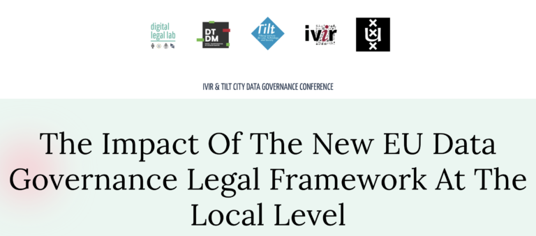 IViR & TILT City Data Governance Conference